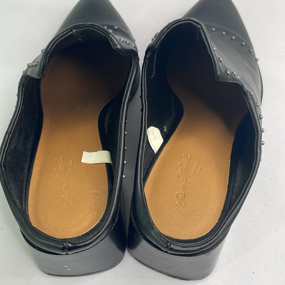 Universal Thread black, pointed toe mule, clog wi… - image 2